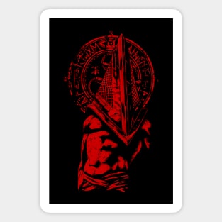 Red Pyramid Thing Magnet